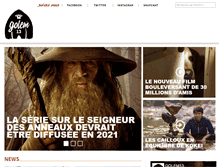 Tablet Screenshot of golem13.fr